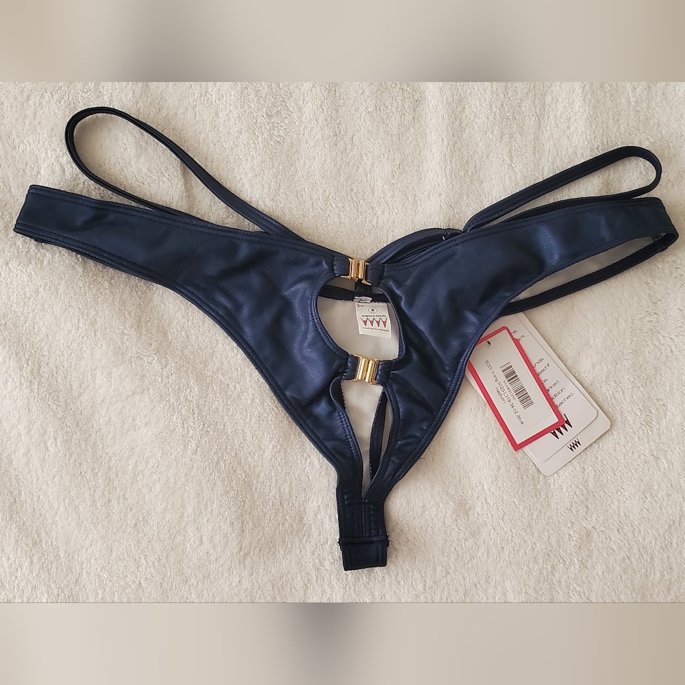Wicked Weasel Navy Blue Femme Fatale 6020 Thong